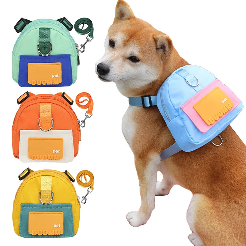 Waterproof Pet Backpack For French Bulldog Puppy Bag