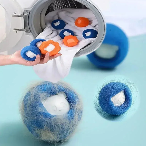 3-10pcs Pet Hair Remover Reusable Ball Laundry
