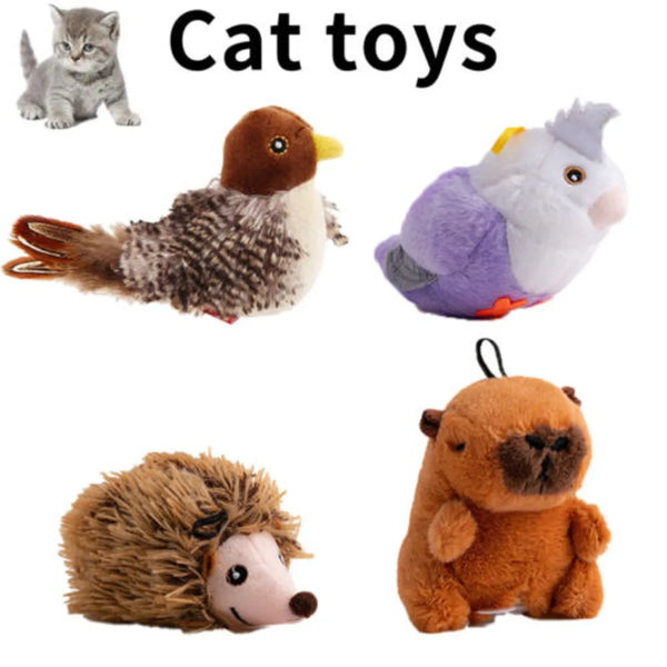 Chirping Toy, Interactive Cat Bird Toys Funny Squeak Kitten Toy