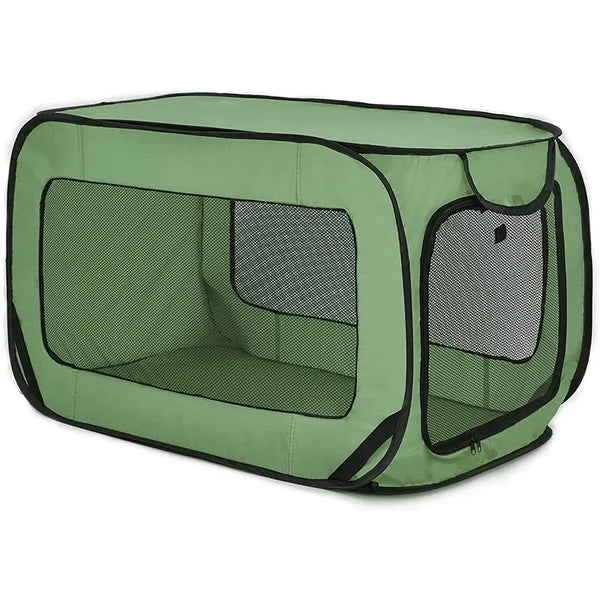 Portable Large Dog Bed Pop Up Dog Kennel Indoor Outdoor Crate
