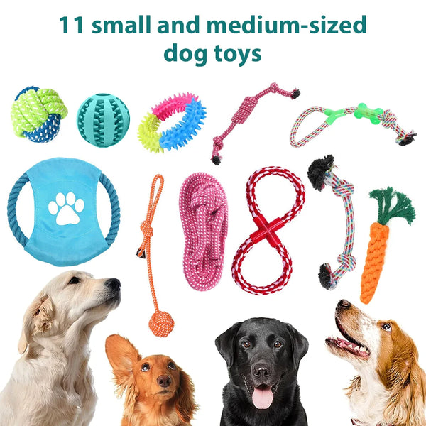Dog play set Rope Ball disc